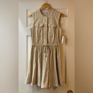 Nine West Sleeveless Midi Dress with pockets!